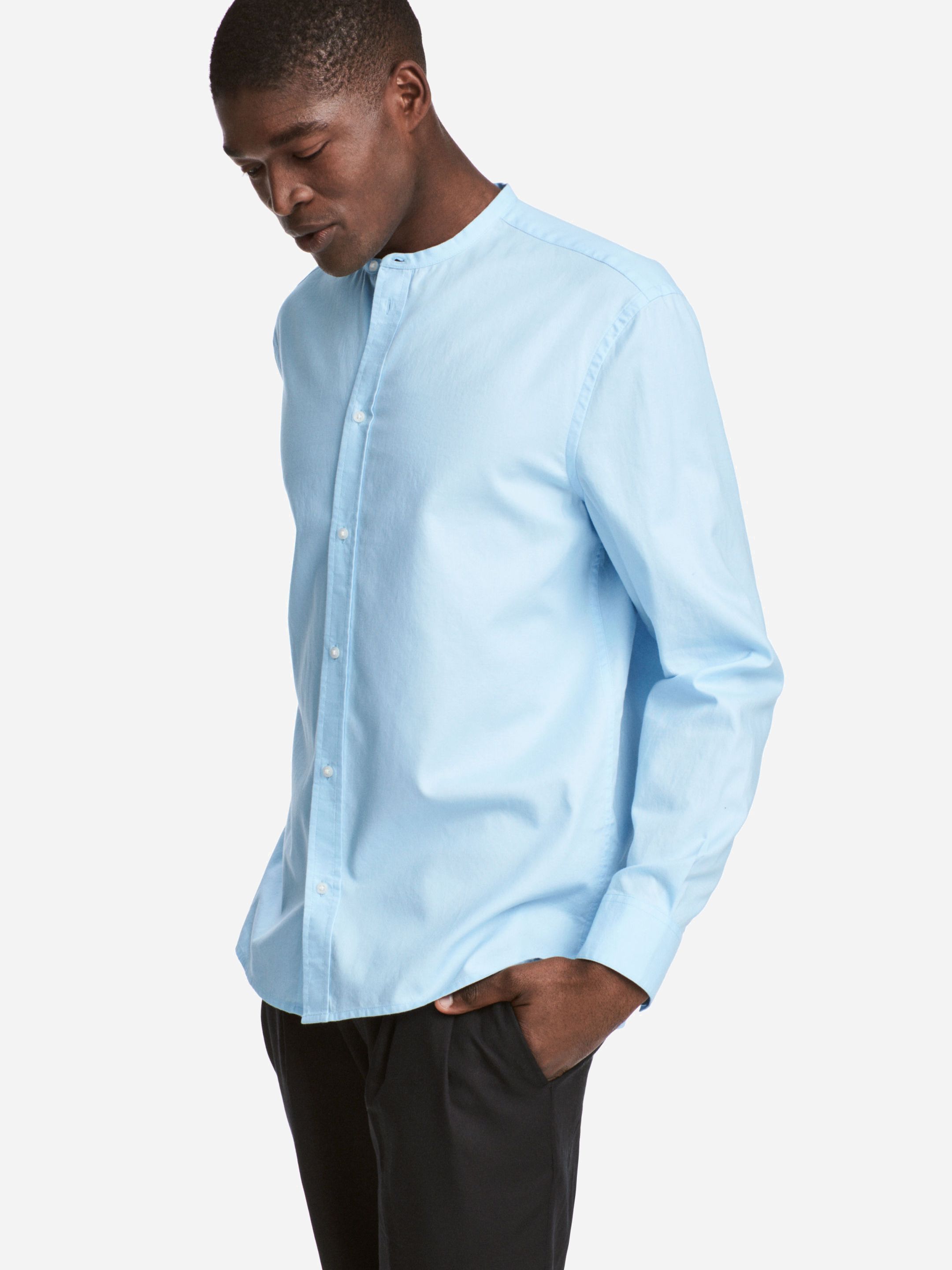

Рубашка H&M XAZ137105XTCF L Голубая