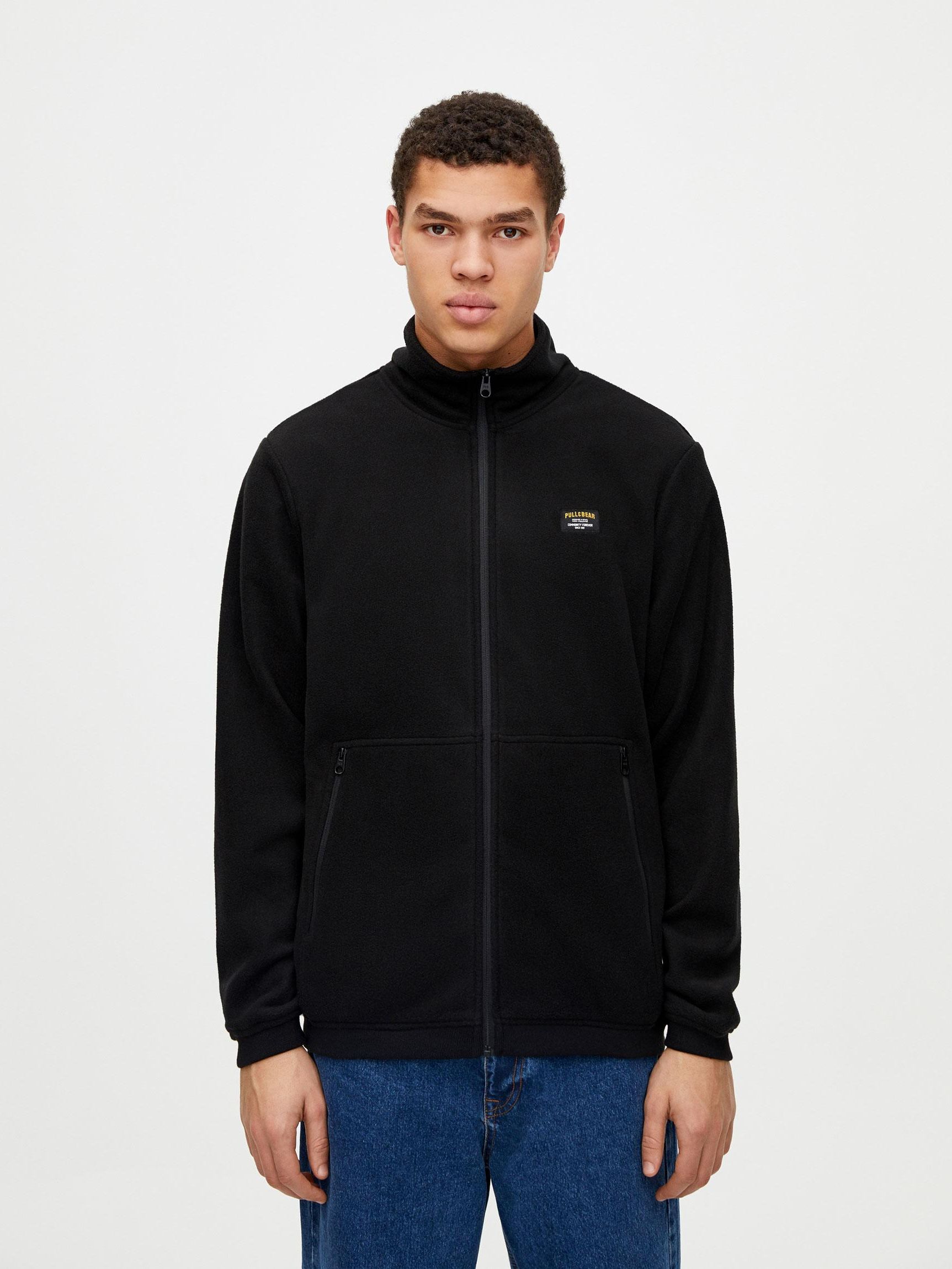 

Толстовка Pull & Bear XAZ217188WBKV XL Черная