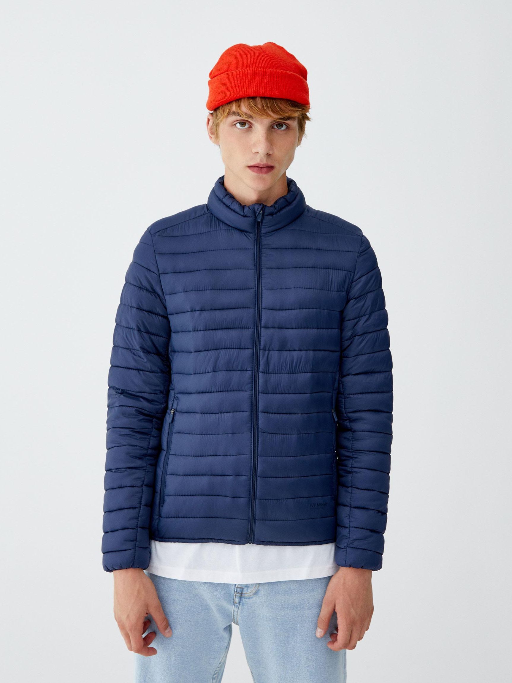 

Куртка Pull & Bear XAZ221551SURB S Темно-синяя