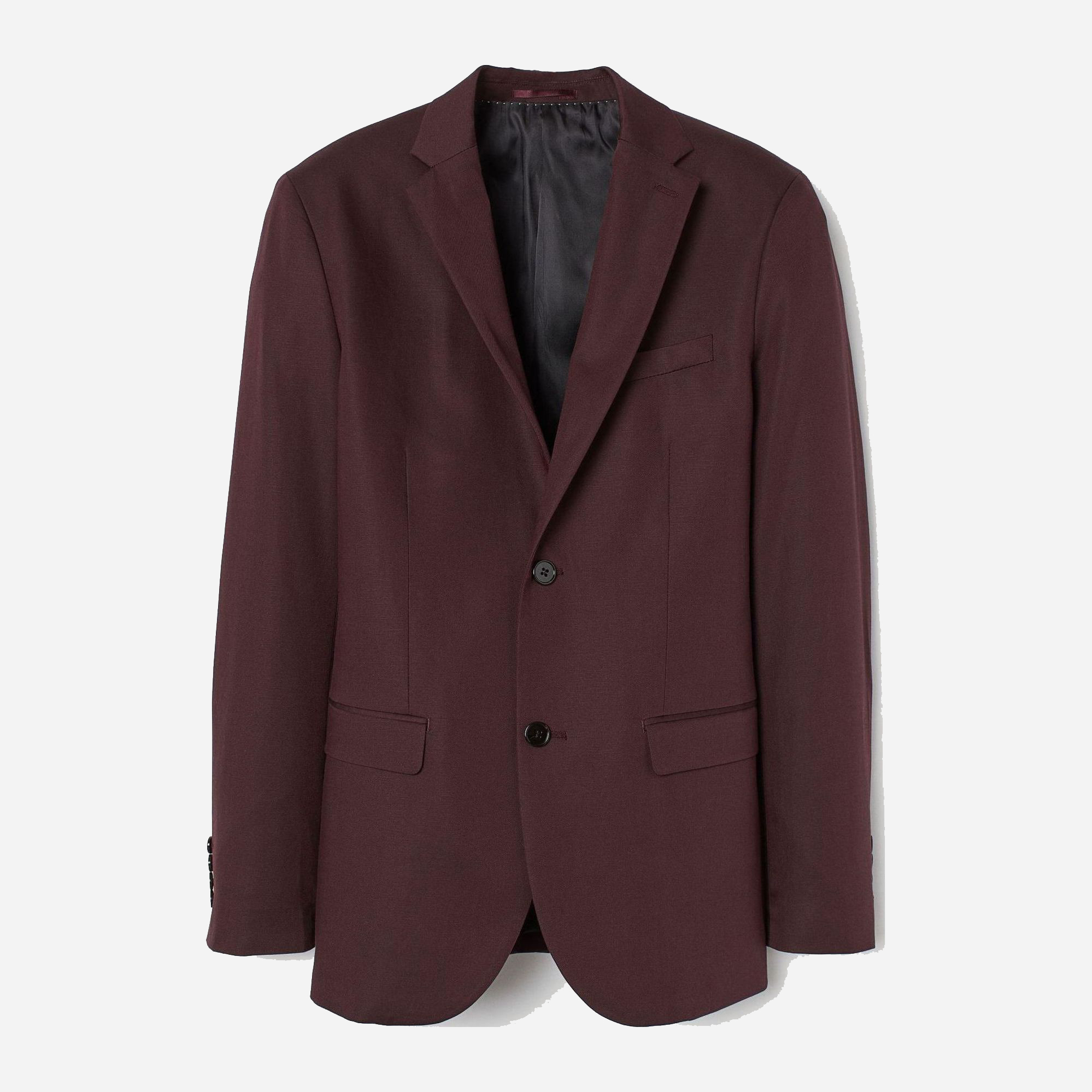 

Пиджак H&M XAZ235750PAMF 48 Темно-бордовый