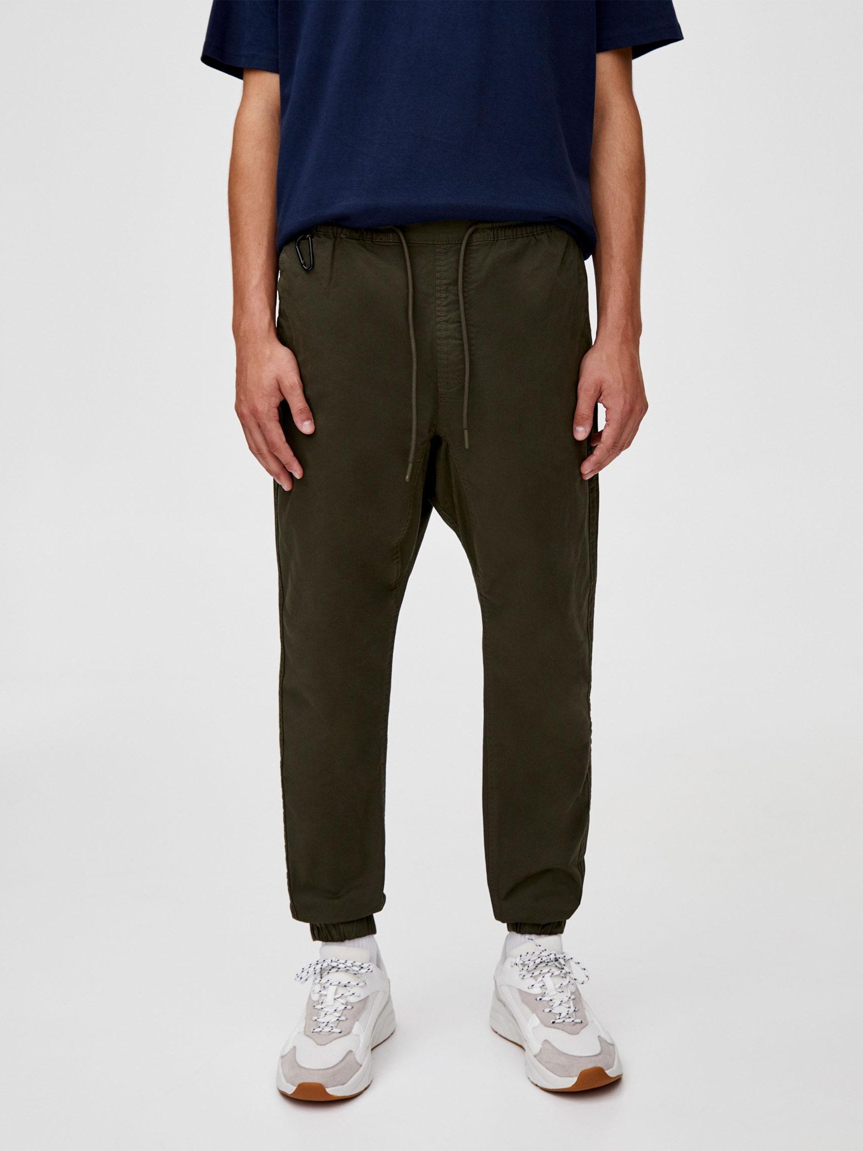 

Джинсы Pull & Bear XAZ259839RLFG XL Темно-зеленые