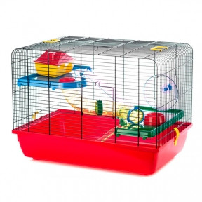 

Клетка для грызунов Inter-Zoo JERRY 2 с трубой G122 58х38х43см