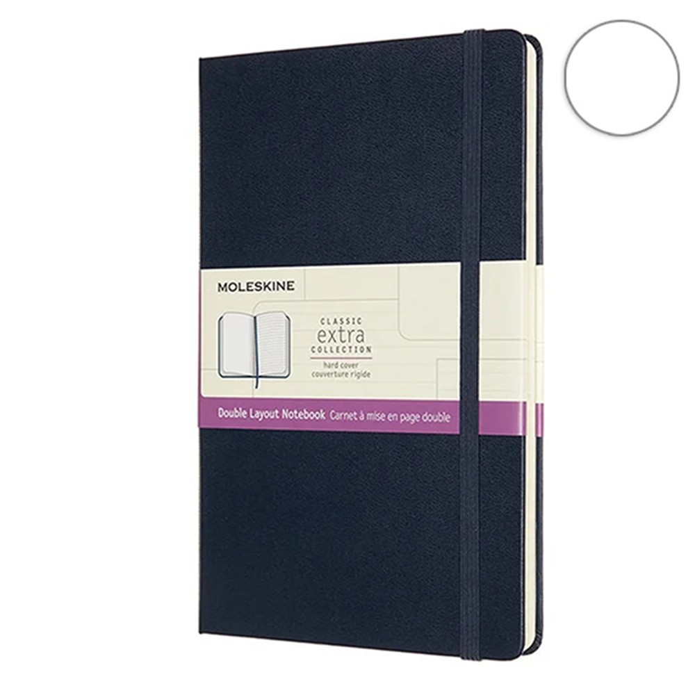 

Блокнот Moleskine Classic средний синий NB313HB20