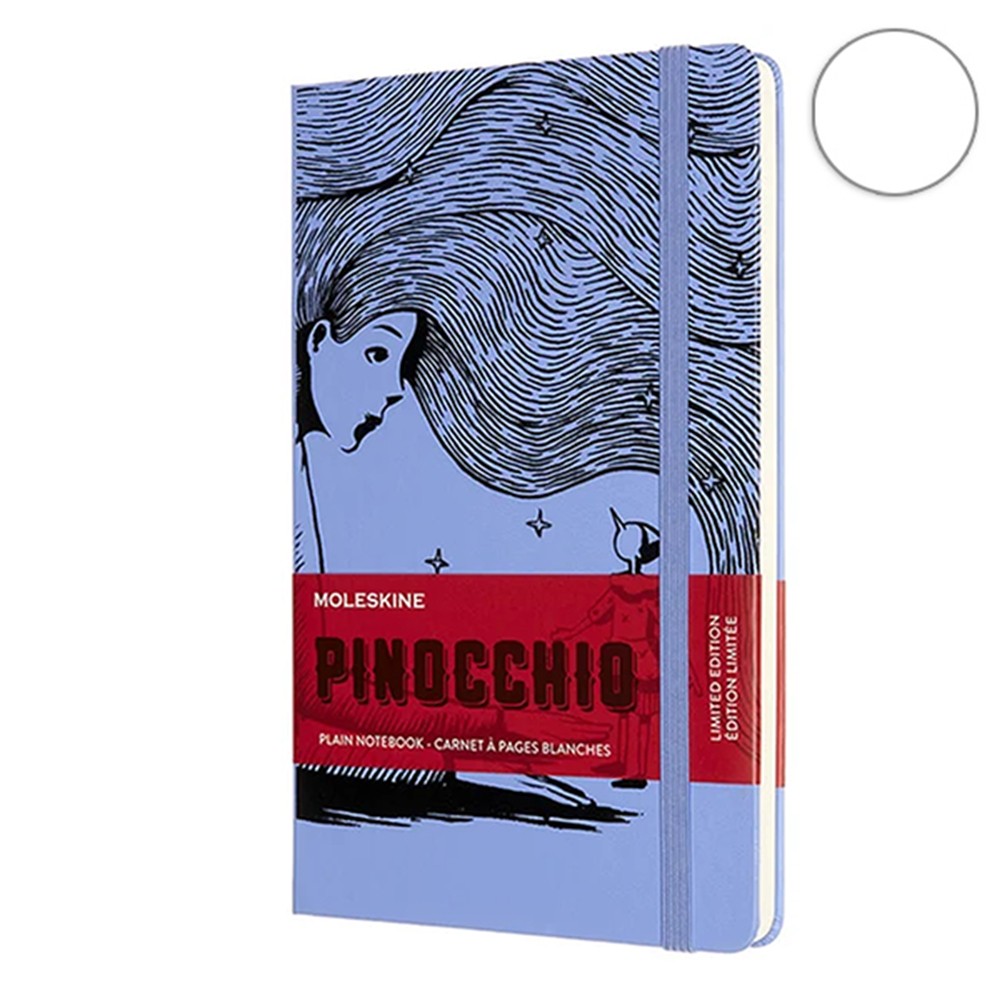 

Блокнот Moleskine Pinocchio средний голубой LEPIQP062C