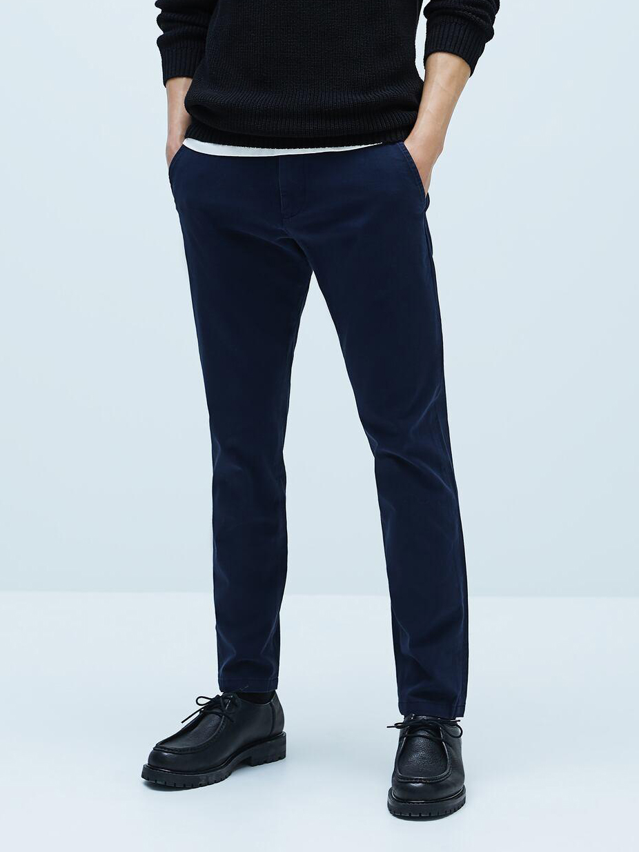 

Брюки Zara XAZ263992AFIM  Темно-синие, Брюки Zara XAZ263992AFIM XS Темно-синие