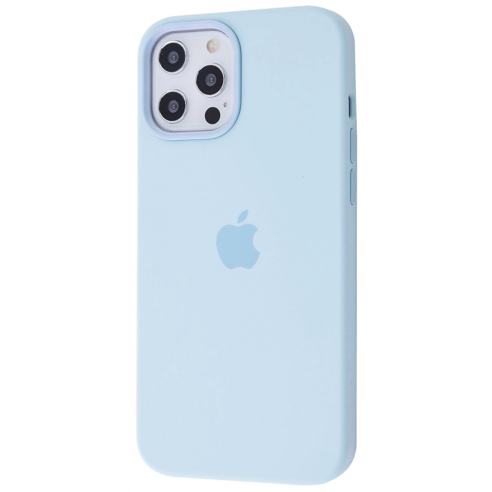 

Чехол-накладка с мягкой подкладкой PRC Silicone Case with MagSafe iPhone 12 Pro Max cloud blue Голубой