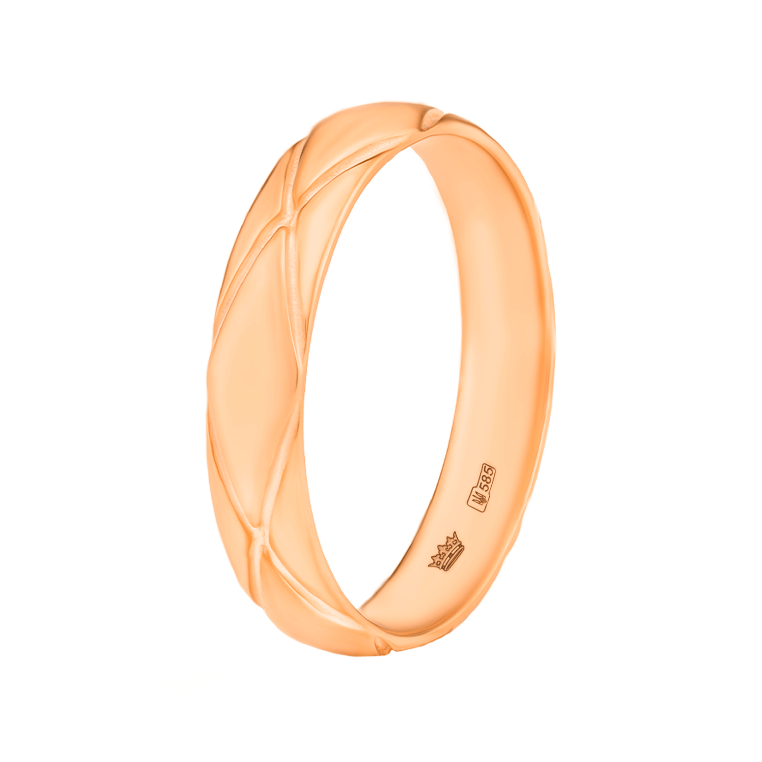 

Обручка З РОЖЕВОГО ЗОЛОТА 16 cava.cool