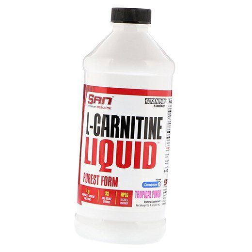 

Л Карнитин Жидкий, L-Carnitine Liquid, San 474мл Тропический пунш (02091004)