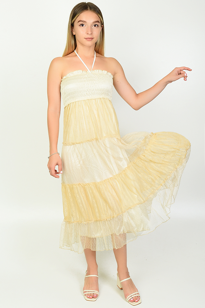 

Сарафан ААА 0294  Бежевый, Сарафан ААА 0294 L Бежевый