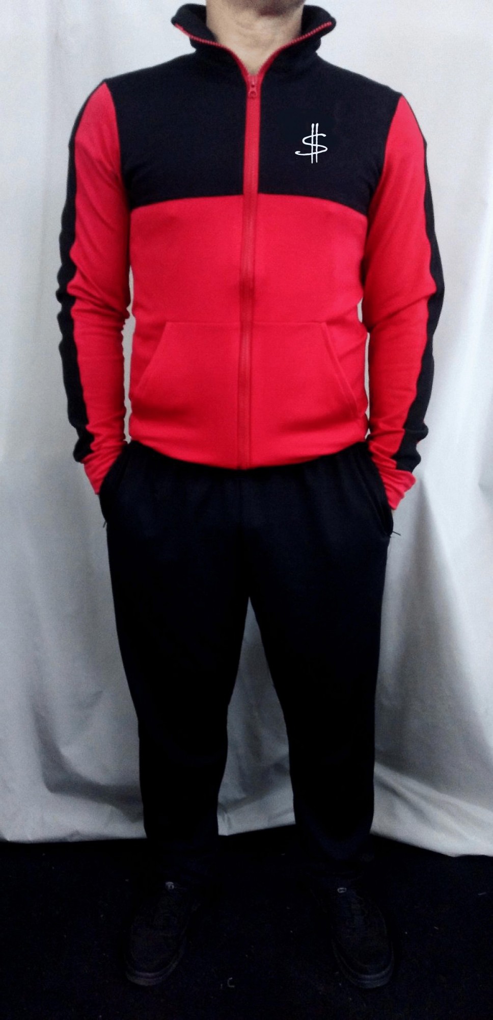 

Спортивный мужской костюм Sweik"RED" 62 Красный с черным