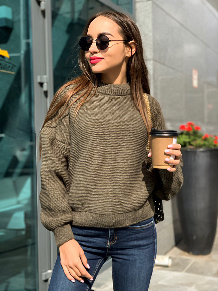 

Fashions • Свитер женский Agnes Fashions - хаки, Fashions • Свитер женский Agnes Fashions 42-48 хаки