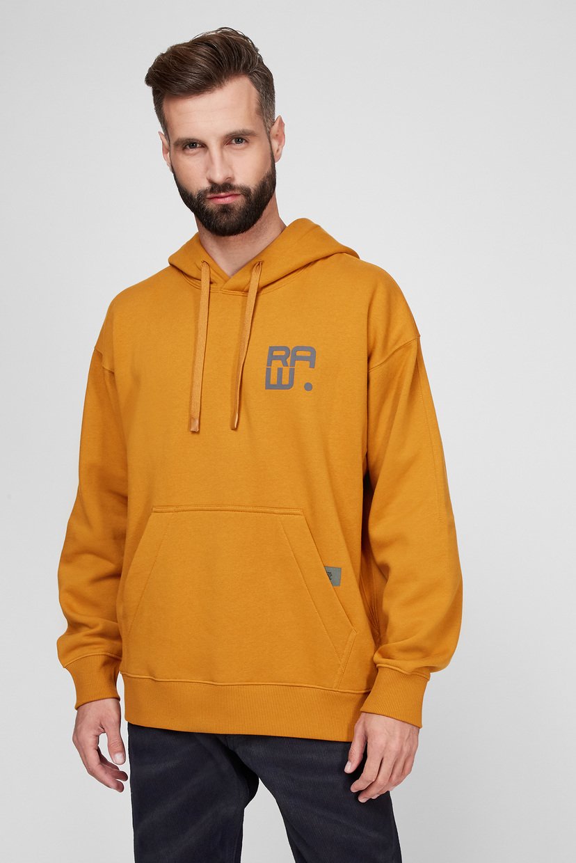

Мужское горчичное худи Multi logo G-Star RAW L D20407,A971