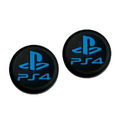

Накладки на Стики RMC PlayStation 4 Логотип Black Blue 2шт Новое