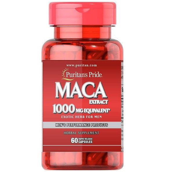 

Натуральная добавка Puritan's Pride Maca 1000мг Exotic Herb for Men 60 капсул
