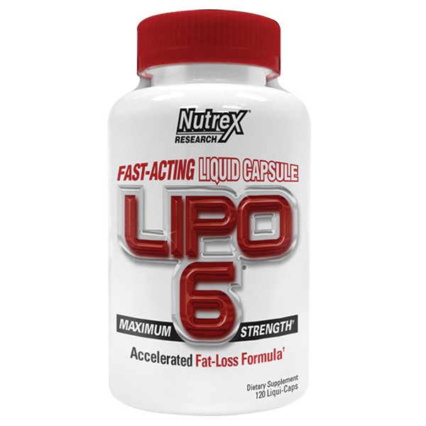 

Жиросжигатель Nutrex Maximum Strength Lipo-6 120 капсул