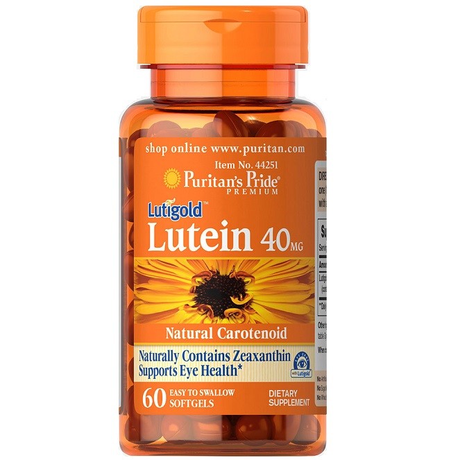 

Витамины Puritan's Pride Lutein 40mg with Zeaxanthin 60 капсул