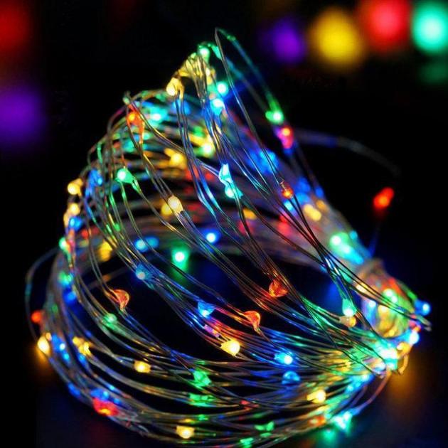 

Гірлянда нитка крапля роси 5м 50Led RGB колір на батарейках 3шт АА (766776)