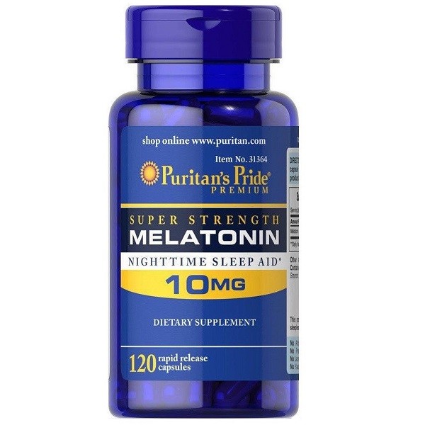 

Витамины Puritan Pride Melatonin 10мг 120 капсул