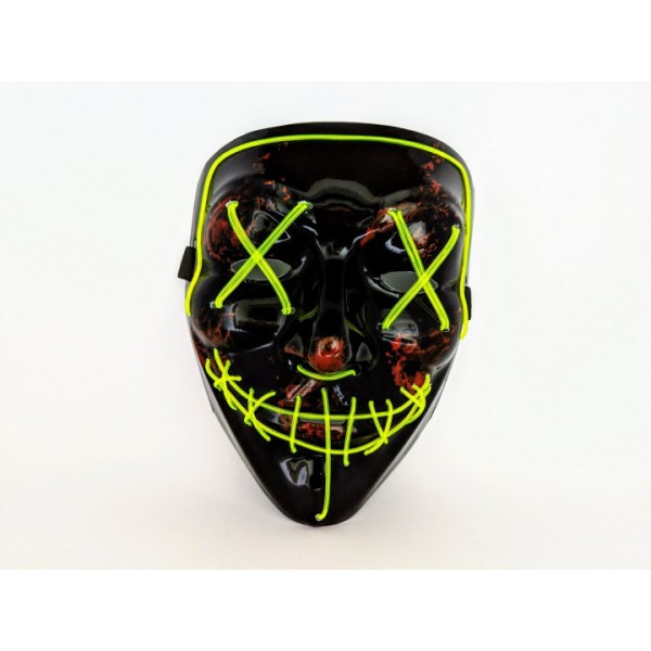 

Неоновая маска Purge Mask из фильма Судная ночь