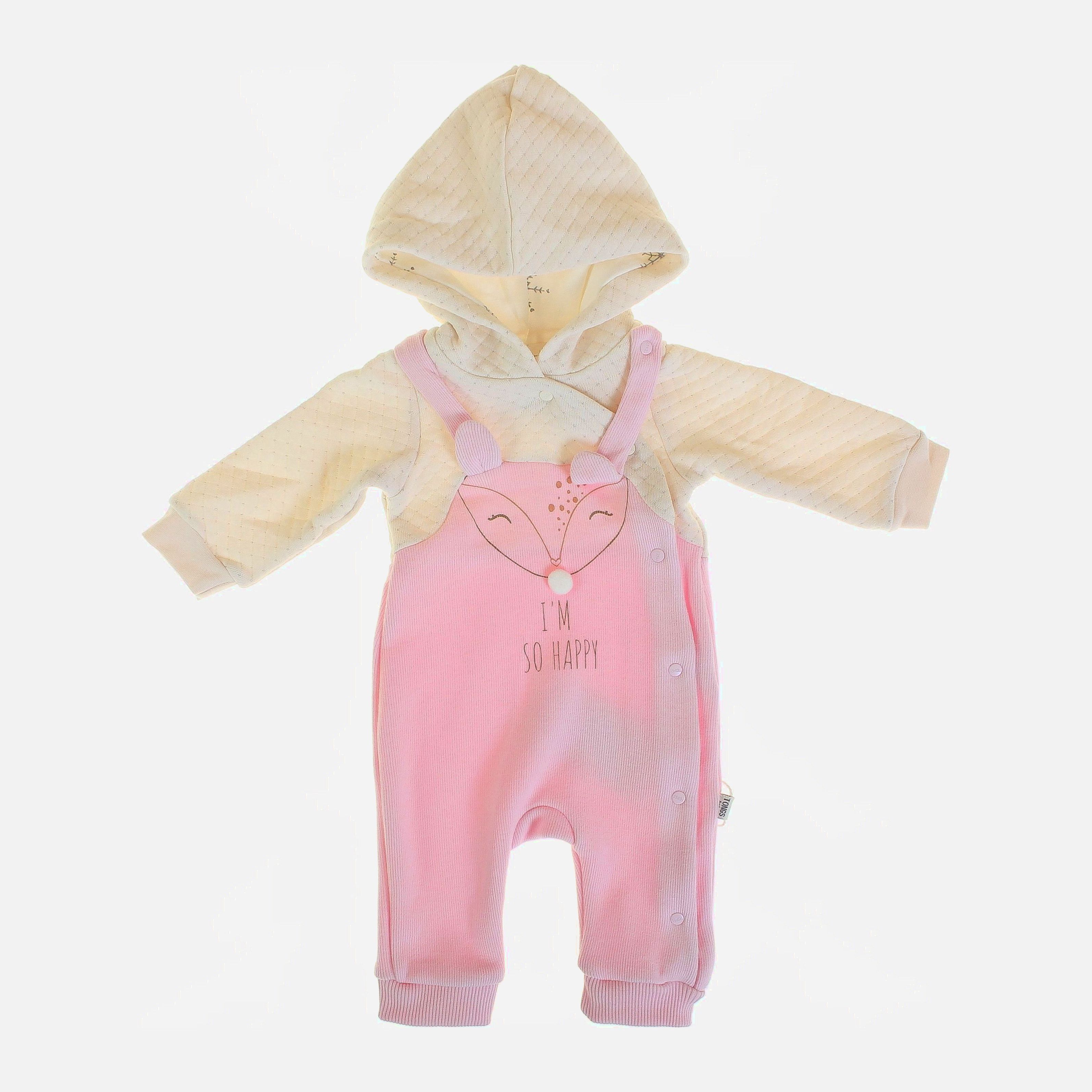 

Демисезонный человечек Tongs Baby 2711 56 см Кремовый/Розовый