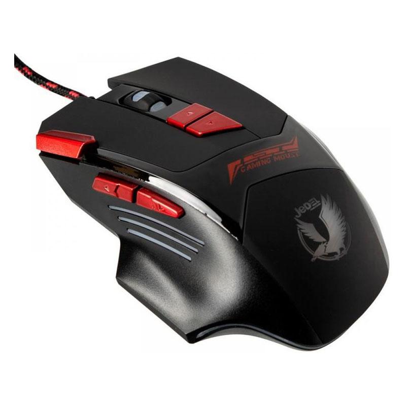 

Мышь игровая компьютерная Jedel GM625 Black с RGB подсветкой, проводная (GM625)