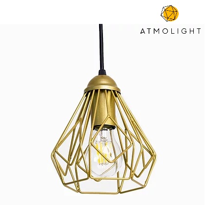 

Люстра подвесная металлическая Atmolight серии Capella Bevel P165 Gold