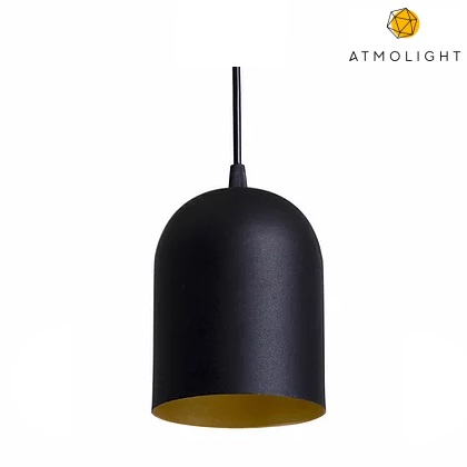 

Потолочный подвесной светильник люстра из металла Atma Light серии Lille P120 Black Gold