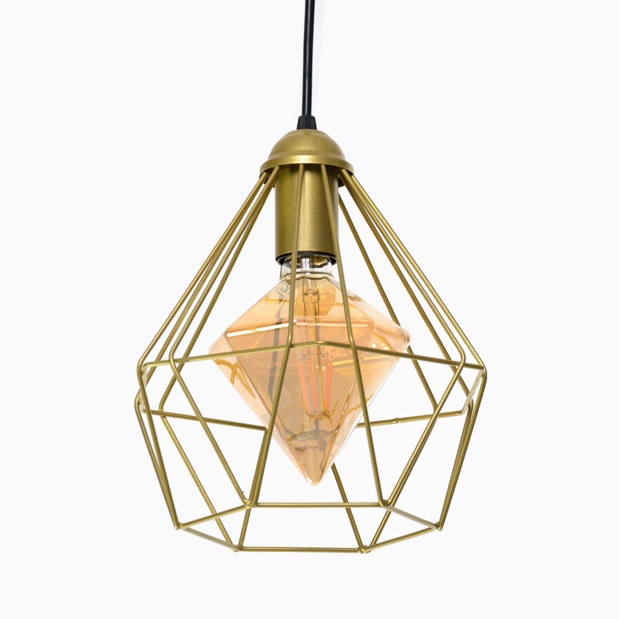 

Люстра металлическая потолочная Atma Light светильник из металла серии Capella Crystal P235 Gold