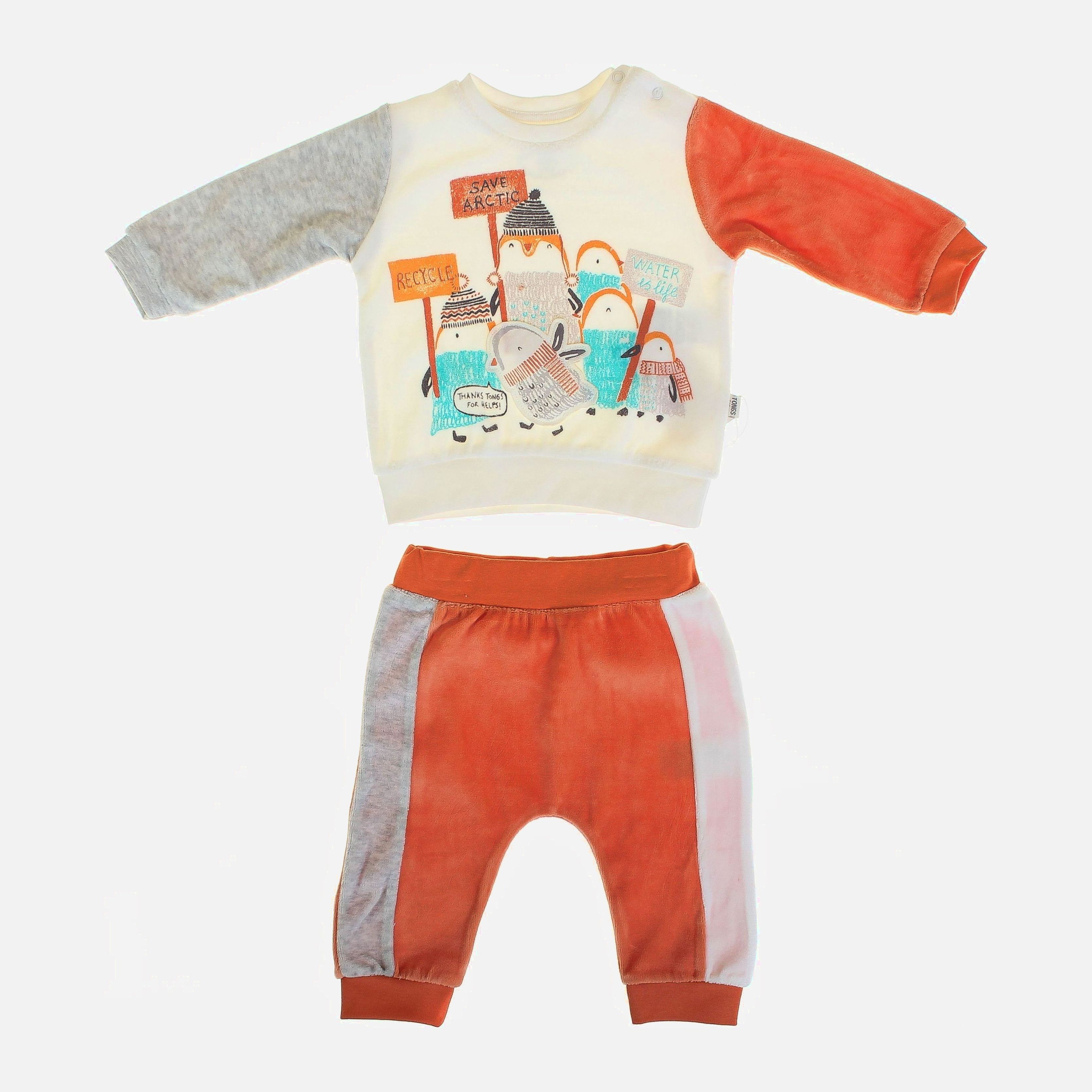 

Спортивный костюм Tongs Baby 4022 86 см Кремовый/Оранжевый