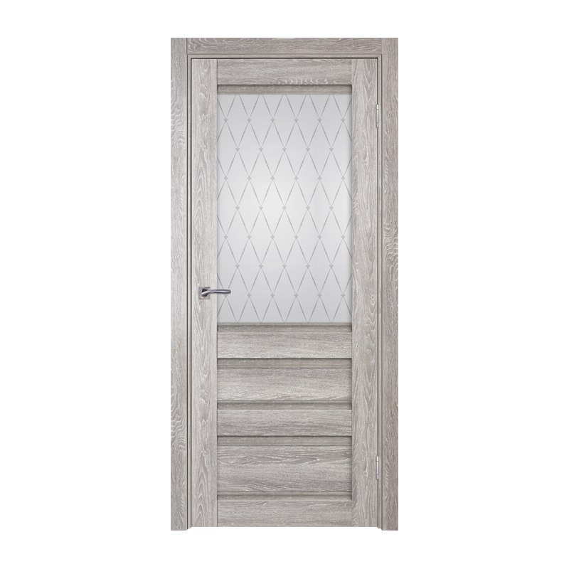 

Дверное полотно ТД ТД-782 2000х900 мм Дымчатый дуб R (бел. стекло)