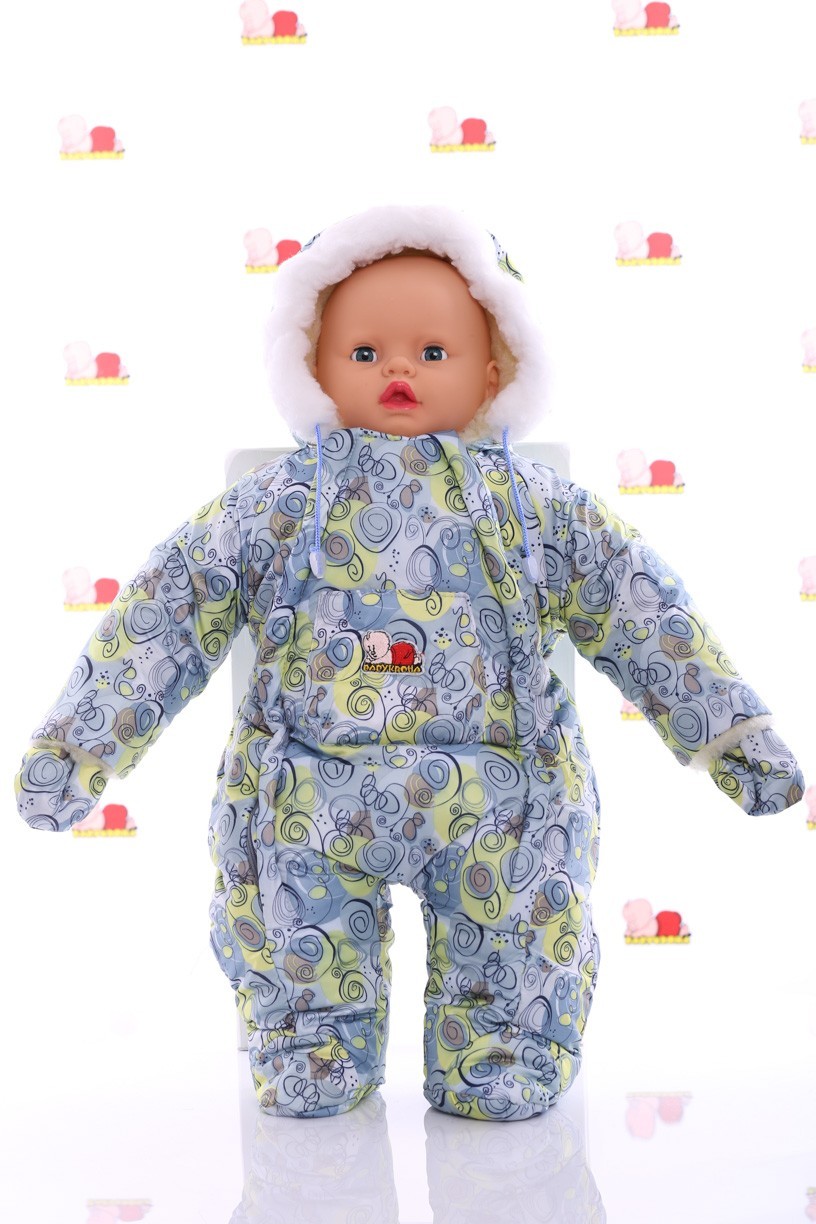 

Комбинезон Babykroha на меху Галактика 74 серый