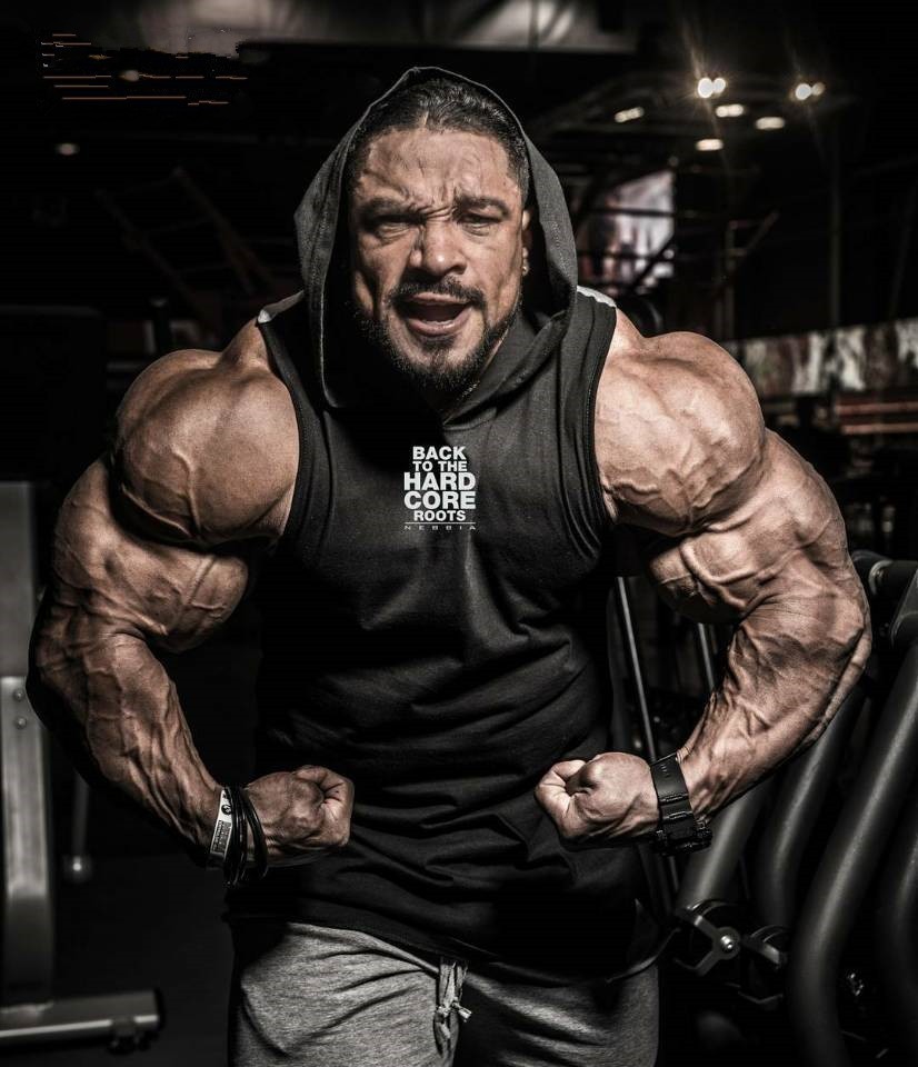 

Майка мужская безрукавка с капюшоном Bodybuilding черная 2XL