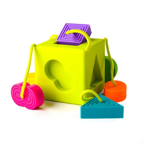 

Сортер-прорезыватель тактильный Fat Brain Toys OombeeCube (F120ML)