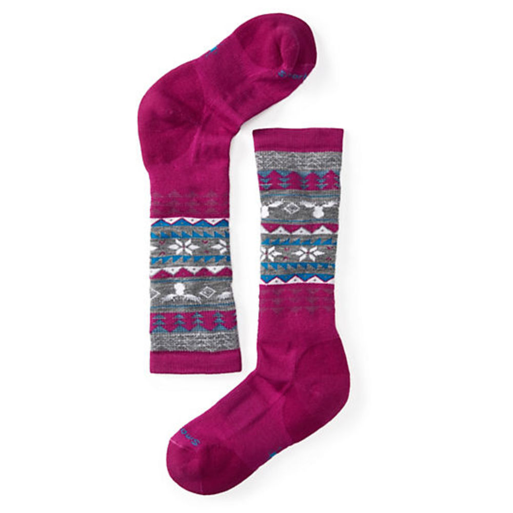 

Термошкарпетки для дівчат Smartwool Girls' Wintersport Fairisle Moose M (29-32) (SW 15012.04