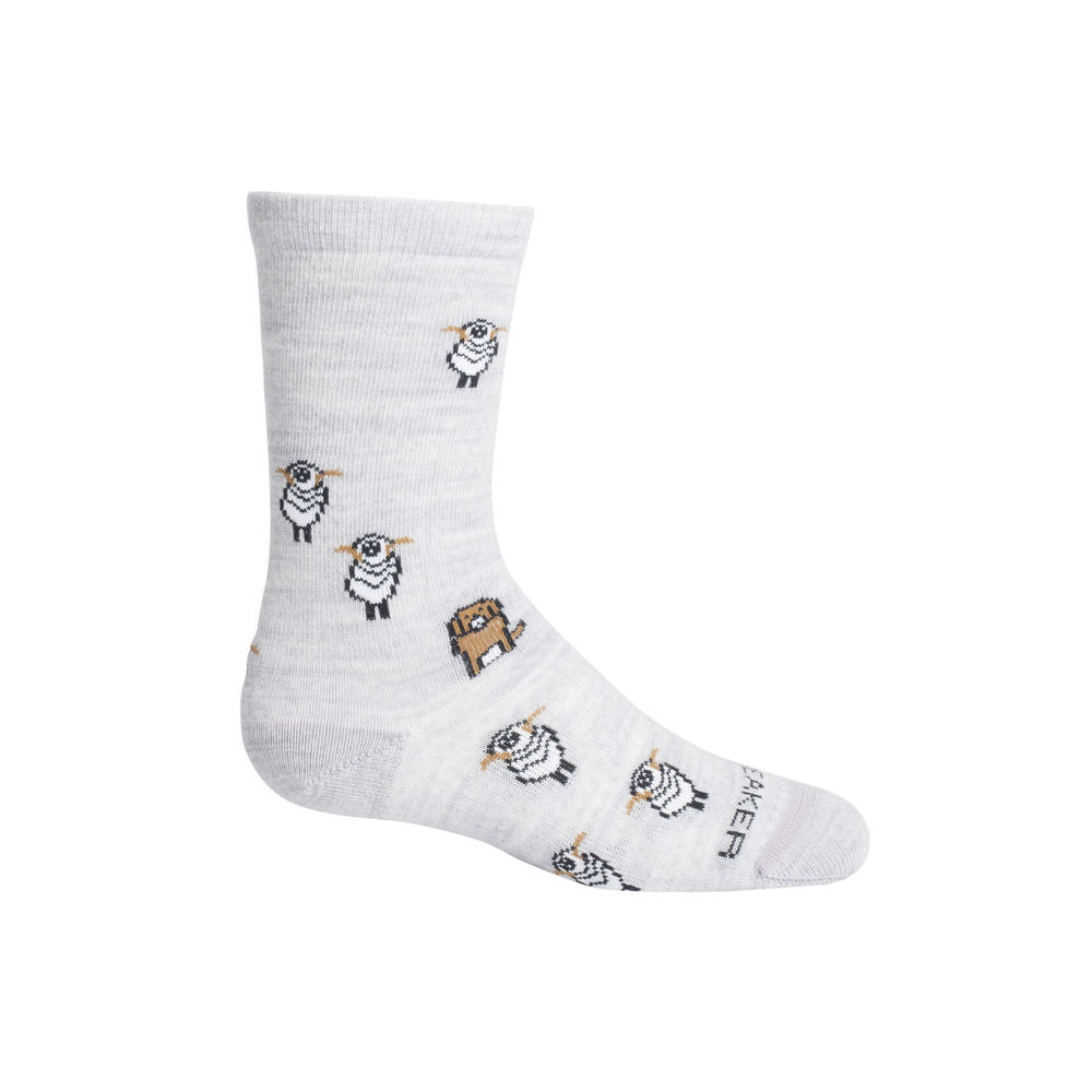 

Носки Icebreaker Kids Lifestyle Ultralight Crew Sheep L (30-32) (104 782 017 L)