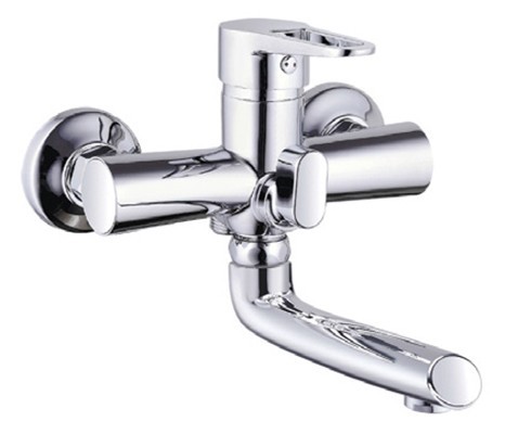 

Смеситель для ванной с литым поворотным изливом ZEGOR PUD3-A045