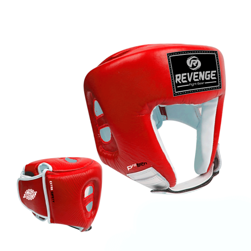 

Боксерский шлем Revenge L искусственная кожа, красный, код: К00018703