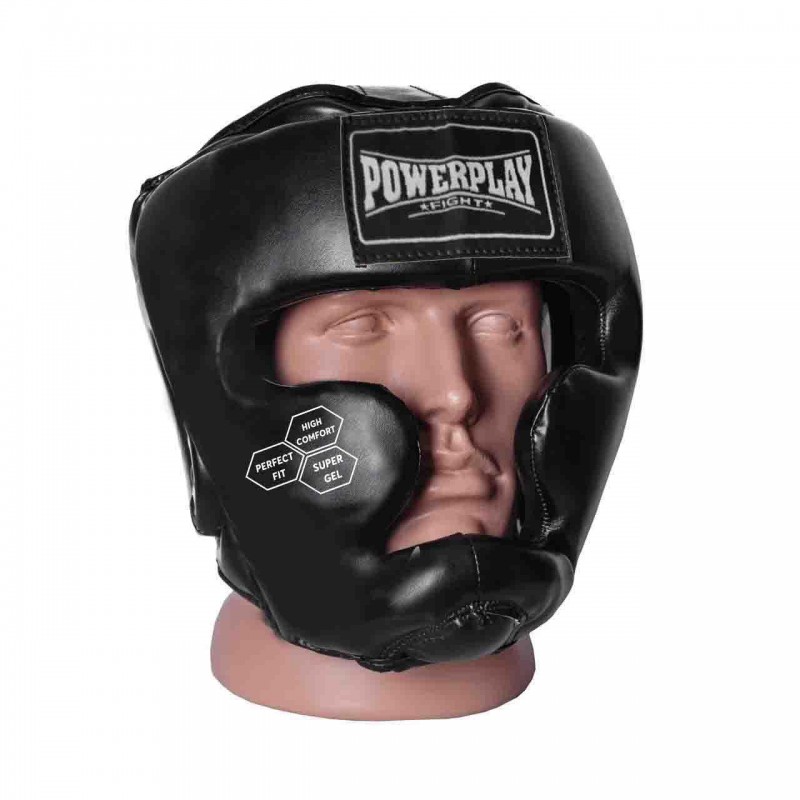 

Боксерский шлем тренировочный PowerPlay XL черный, код: PP_3043_XL_Black