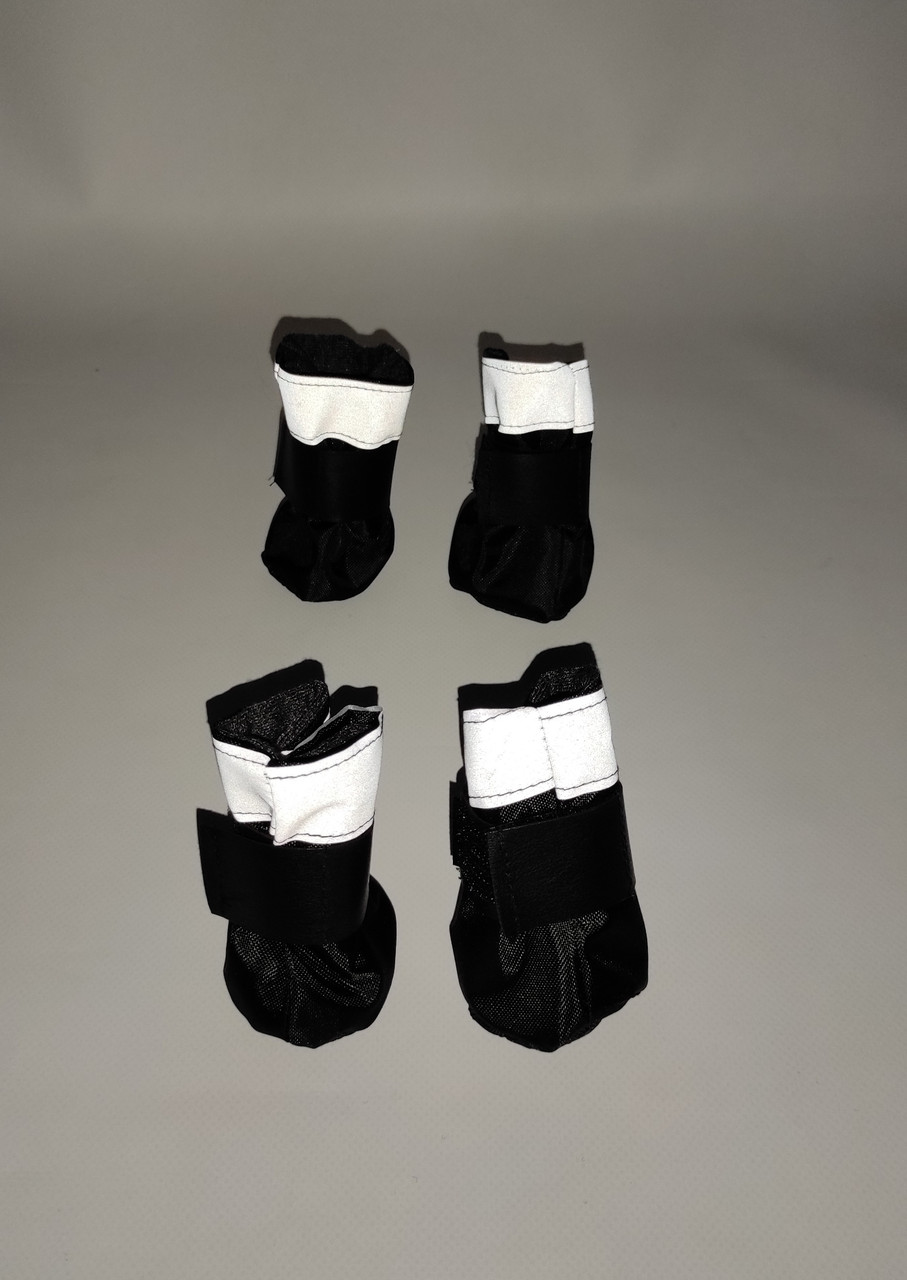 

Обувь для собак DogClub Мешочки/липучка Black 5" (4*4,5см)