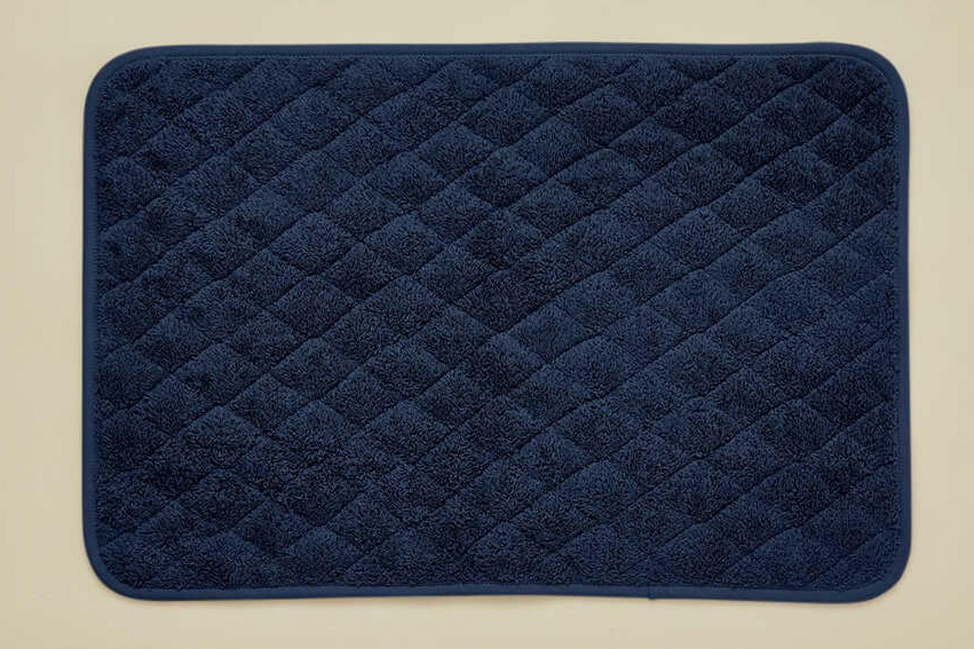 

Коврик махровый Maisonette Diamond 45*65 синий 700г/м2