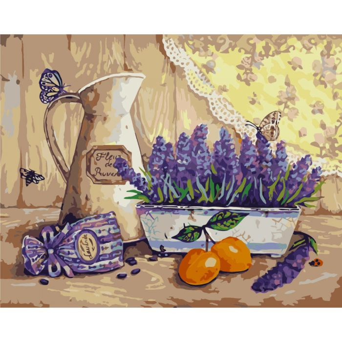 

Картина по номерам "Богатства Прованса" KHO2211, 40*50 см