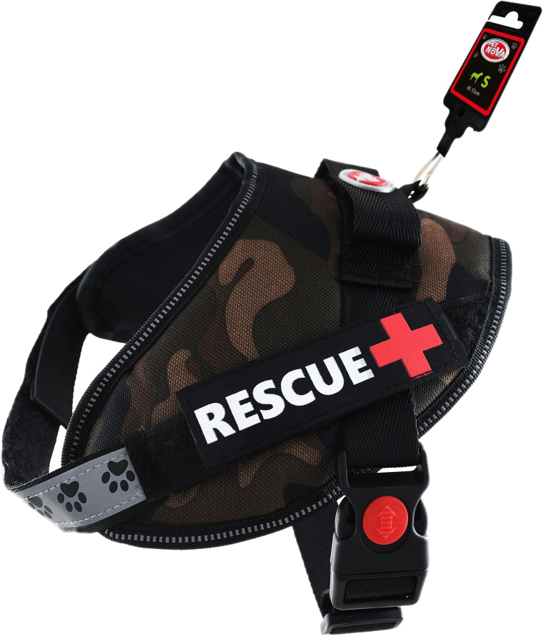 

Шлея усиленная Pet Nova Rescue+ S 45-55 см Камуфляжная (HA-RESCUE-CAMUFLAGE-S)