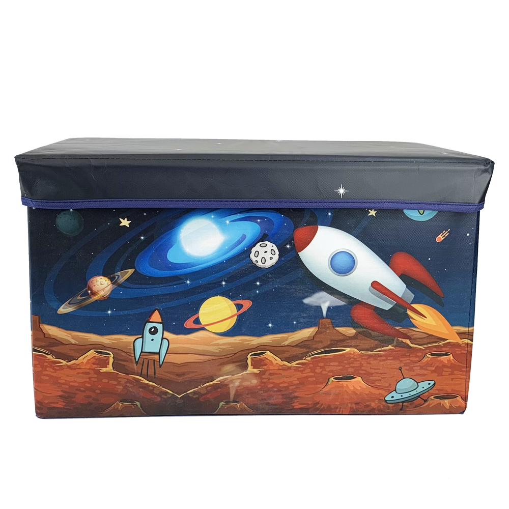 

Пуф короб для игрушек (Космос)