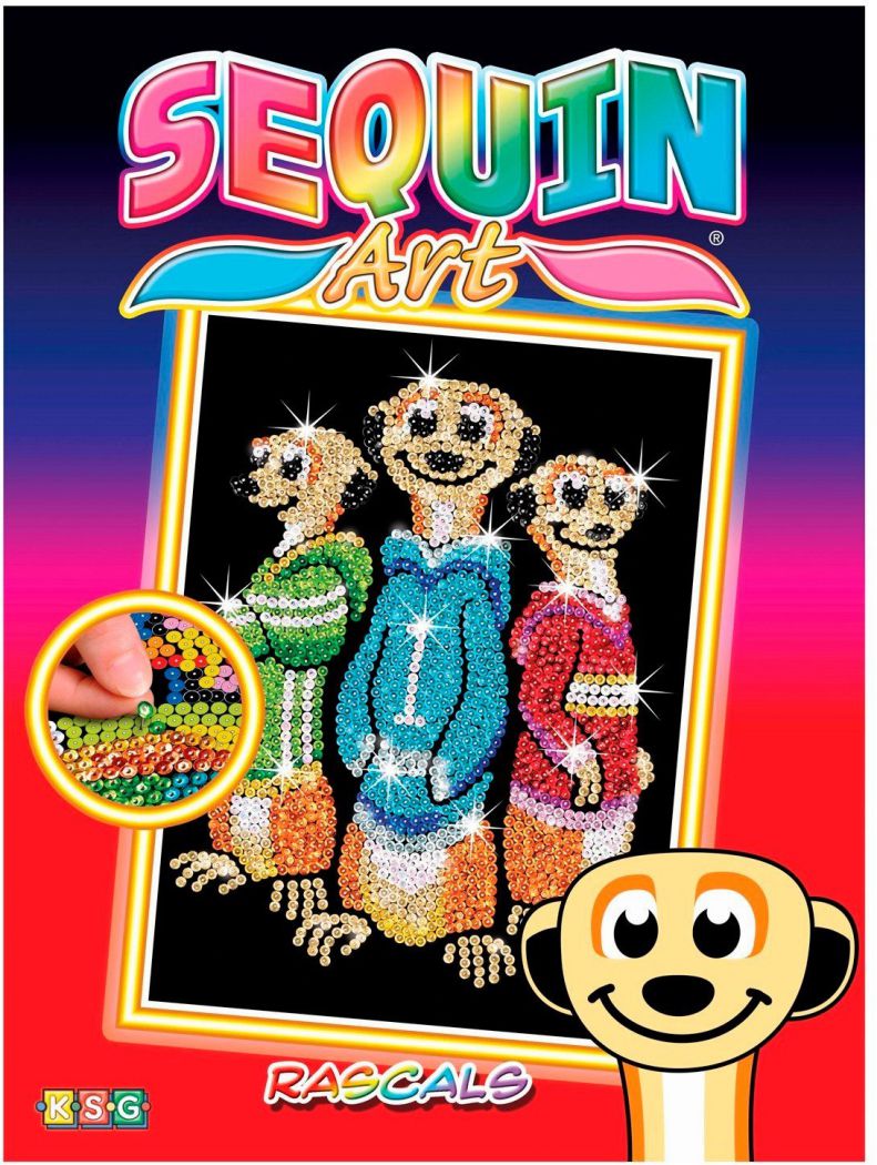 

Набор для творчества Sequin Art Red Rascals Meerkats 25х34 см (SA1008)