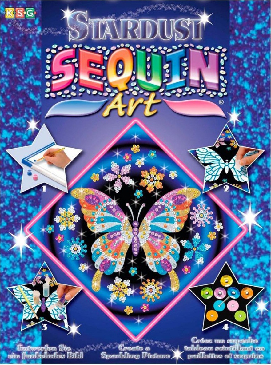 

Набор для творчества Sequin Art Stardust Butterfly 26х26 см (SA1012)