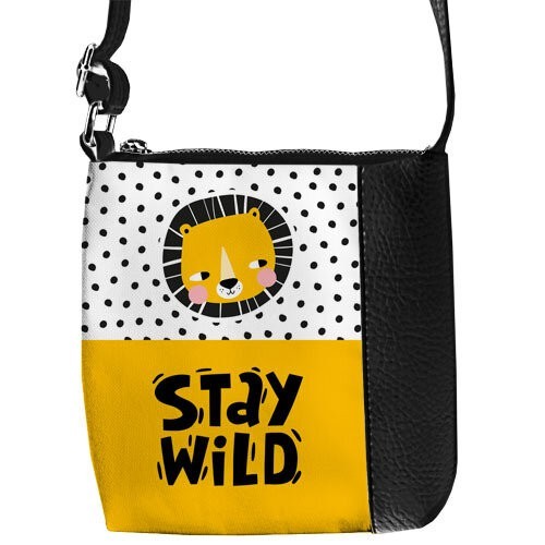 

Сумка детская Little prince/princess Presentville Stay wild лев 18x18 см