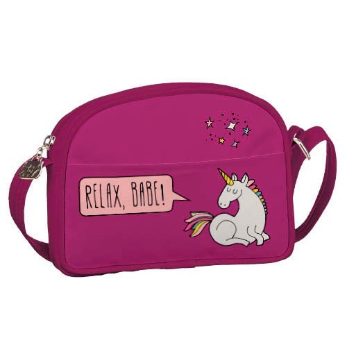 

Сумка для подростков Junior girl Presentville Единорог Relax, babe! 20x14 см