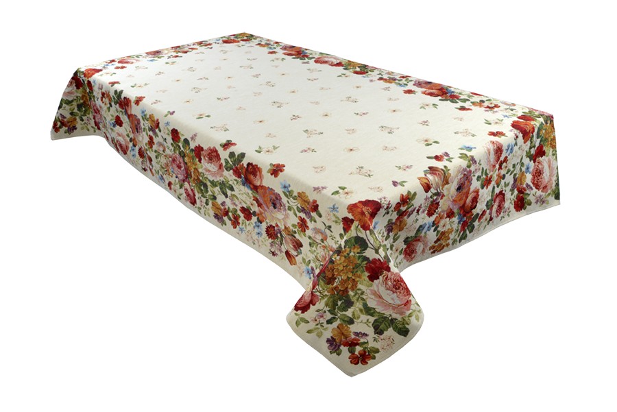 

Скатерть гобеленовая Emily Home коллекция Flora 140х140 см