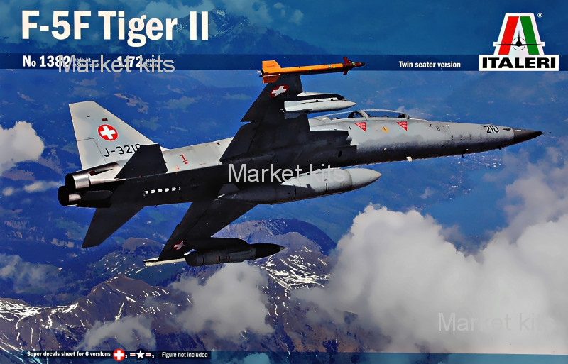 

Истребитель F-5 F Tiger II ''Twin Seater'' 1:72 ITALERI (IT1382)