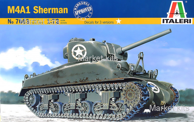 

Американский танк M4 Sherman 1:72 ITALERI (IT7003)